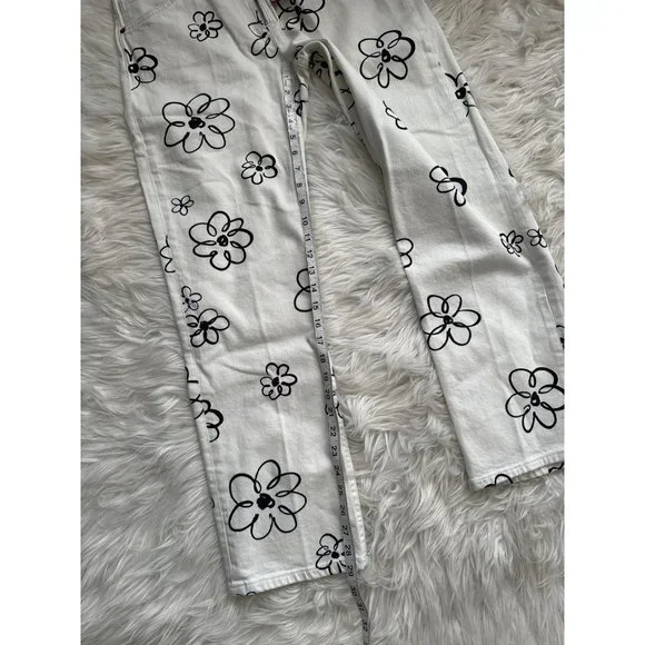 Reformation " Julianna Zip Mid Rise Straight Leg Jeans" Size 30 - Picture 13 of 15